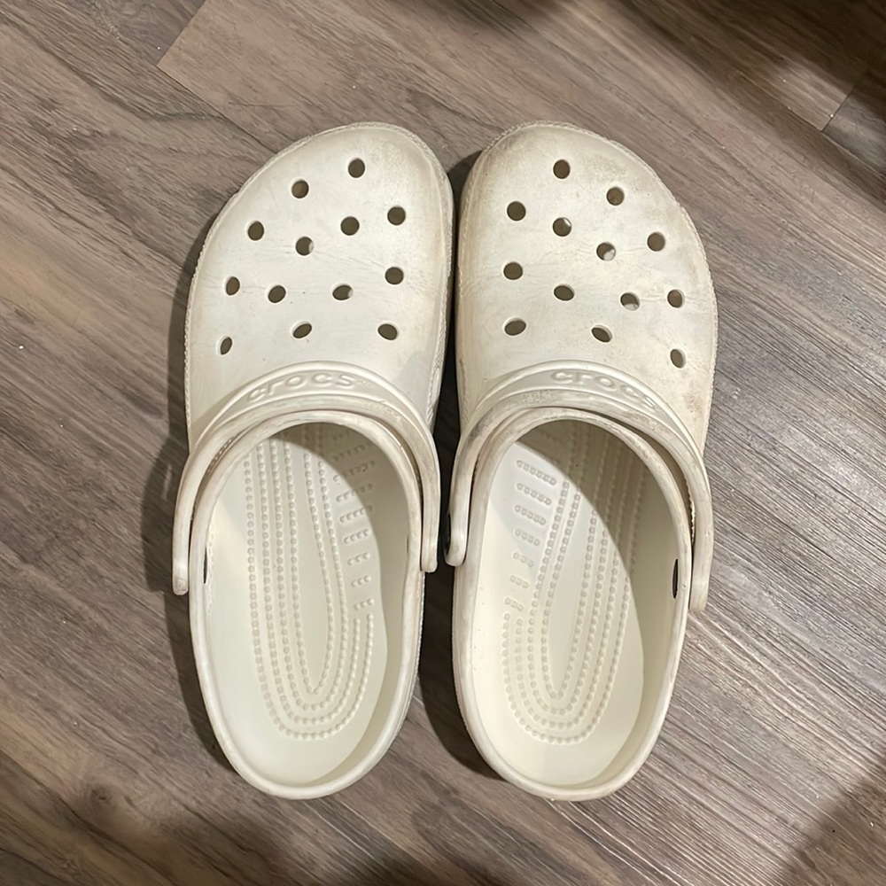 White Crocs